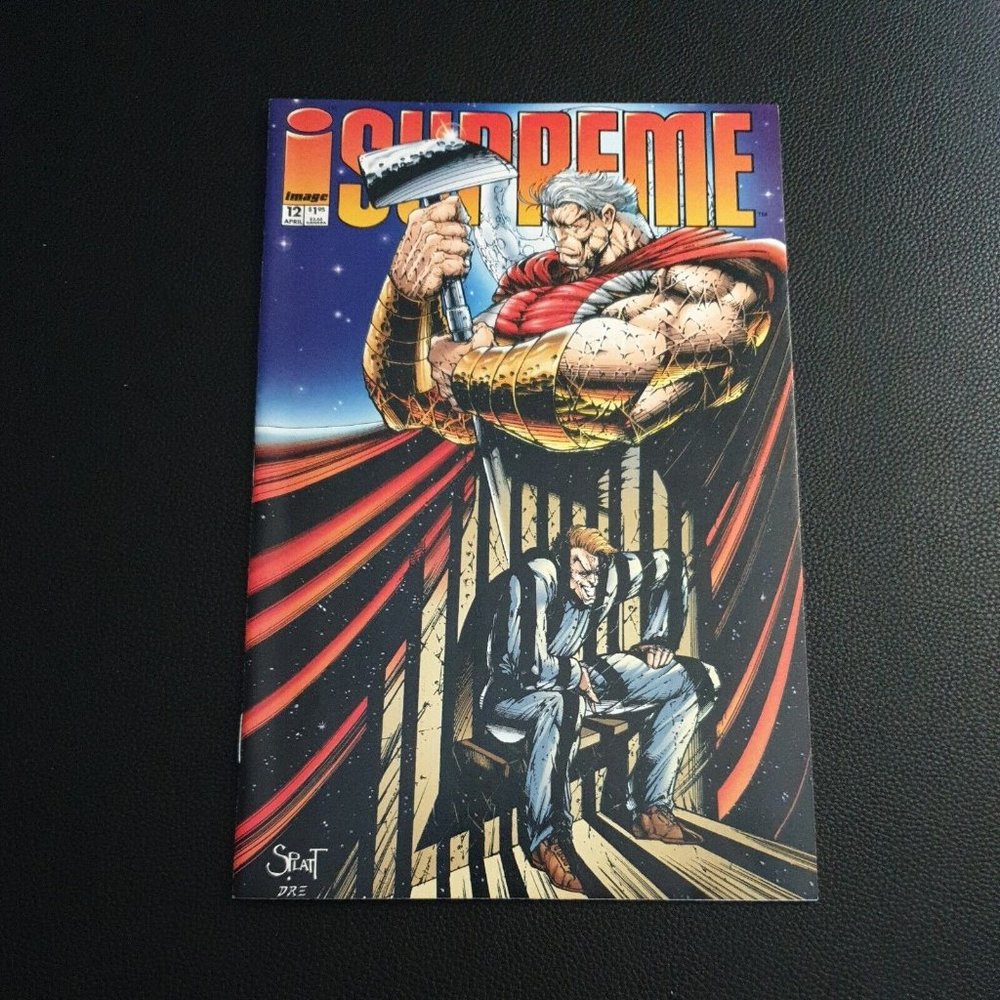Image Comics Supreme May 1994 #12 Vintage Book Collector Liefeld McManus Nocon